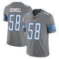 Parkc D.Lions #58 Penei Sewell Player Gray Vapor Untouchable Limited Home Game Stitched Jerseys