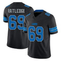 Parkc D.Lions #69 Tate Ratledge Player Black Alternate Vapor F.U.S.E. Limited Home Game Stitched Jerseys