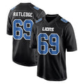 Parkc D.Lions #69 Tate Ratledge Player Black Fashion Home Game Stitched Jerseys
