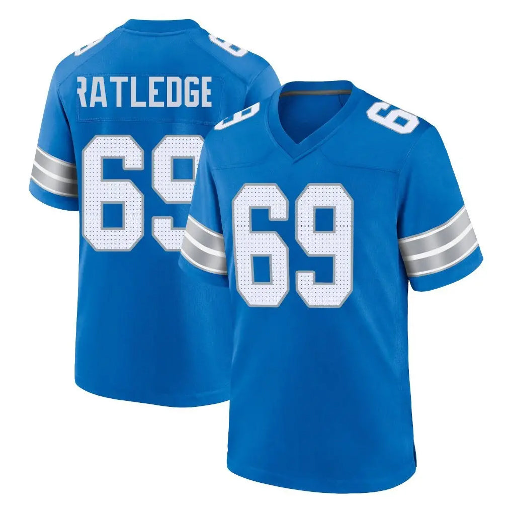 Parkc D.Lions #69 Tate Ratledge Player Blue Alternate Home Game Stitched Jerseys