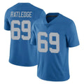 Parkc D.Lions #69 Tate Ratledge Player Blue Limited Throwback Vapor Untouchable Stitched Jerseys