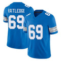 Parkc D.Lions #69 Tate Ratledge Player Blue Limited Vapor F.U.S.E. Alternate Home Game Stitched Jerseys