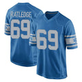 Parkc D.Lions #69 Tate Ratledge Player Blue Vapor Untouchable Throwback Game Stitched Jerseys