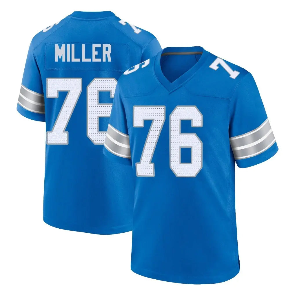 Parkc D.Lions #76 Blake Miller Player Blue Alternate Home Game Stitched Jerseys
