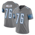 Parkc D.Lions #76 Blake Miller Player Gray Vapor Untouchable Limited Home Game Stitched Jerseys