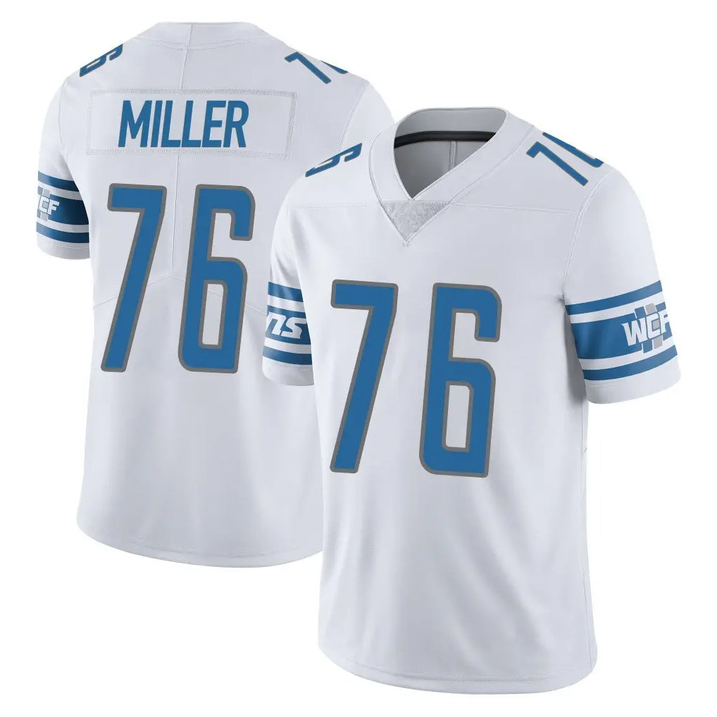 Parkc D.Lions #76 Blake Miller Player White Limited Vapor Untouchable Home Game Stitched Jerseys