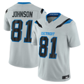 Parkc D.Lions #81 Calvin Johnson Silver 2026 Rivalries Collection Limited Stitched Jerseys