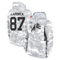 Parkc D.Lions #87 Sam LaPorta Player Arctic Camo Salute to Service Hoodies Limited Game Stitched Jerseys