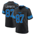 Parkc D.Lions #87 Sam LaPorta Player Black Alternate Home Game Stitched Jerseys