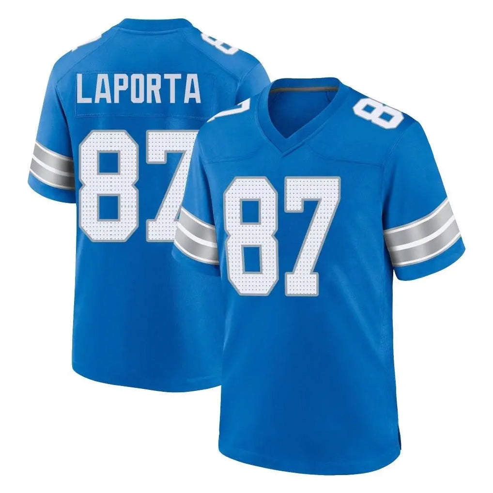 Parkc D.Lions #87 Sam LaPorta Player Blue Alternate Home Game Stitched Jerseys
