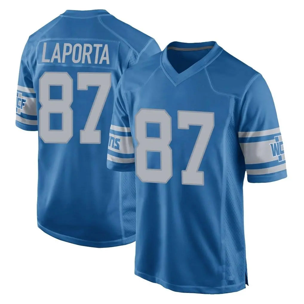 Parkc D.Lions #87 Sam LaPorta Player Blue Vapor Untouchable Throwback Game Stitched Jerseys