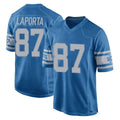 Parkc D.Lions #87 Sam LaPorta Player Blue Vapor Untouchable Throwback Game Stitched Jerseys