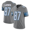 Parkc D.Lions #87 Sam LaPorta Player Gray Vapor Untouchable Limited Home Game Stitched Jerseys