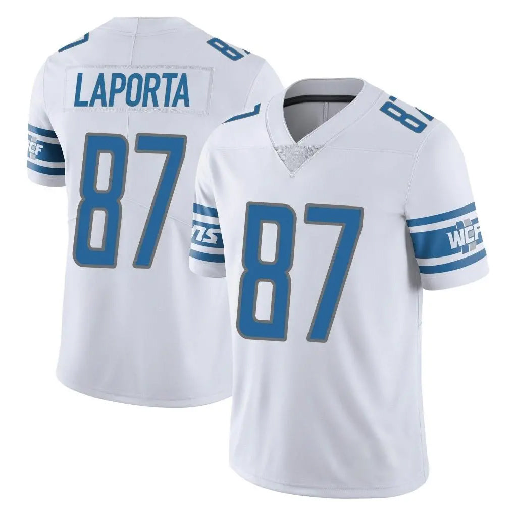 Parkc D.Lions #87 Sam LaPorta Player White Limited Vapor Untouchable Home Game Stitched Jerseys