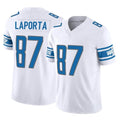 Parkc D.Lions #87 Sam LaPorta Player White Vapor F.U.S.E. Limited Home Game Stitched Jerseys