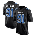 Parkc D.Lions #91 Tyleik Williams Player Black Fashion Home Game Stitched Jerseys