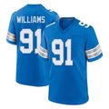 Parkc D.Lions #91 Tyleik Williams Player Blue Alternate Home Game Stitched Jerseys
