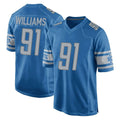 Parkc D.Lions #91 Tyleik Williams Player Blue Home Game Stitched Jerseys