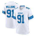 Parkc D.Lions #91 Tyleik Williams Player White Alternate Home Game Stitched Jerseys