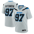 Parkc D.Lions #97 Aidan Hutchinson Silver 2026 Rivalries Collection Game Stitched Jerseys