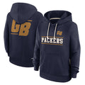 Parkc GB.Packers Navy The 1923 Classic Pullover Hoodies Limited Game Blank Player Stitched Jerseys