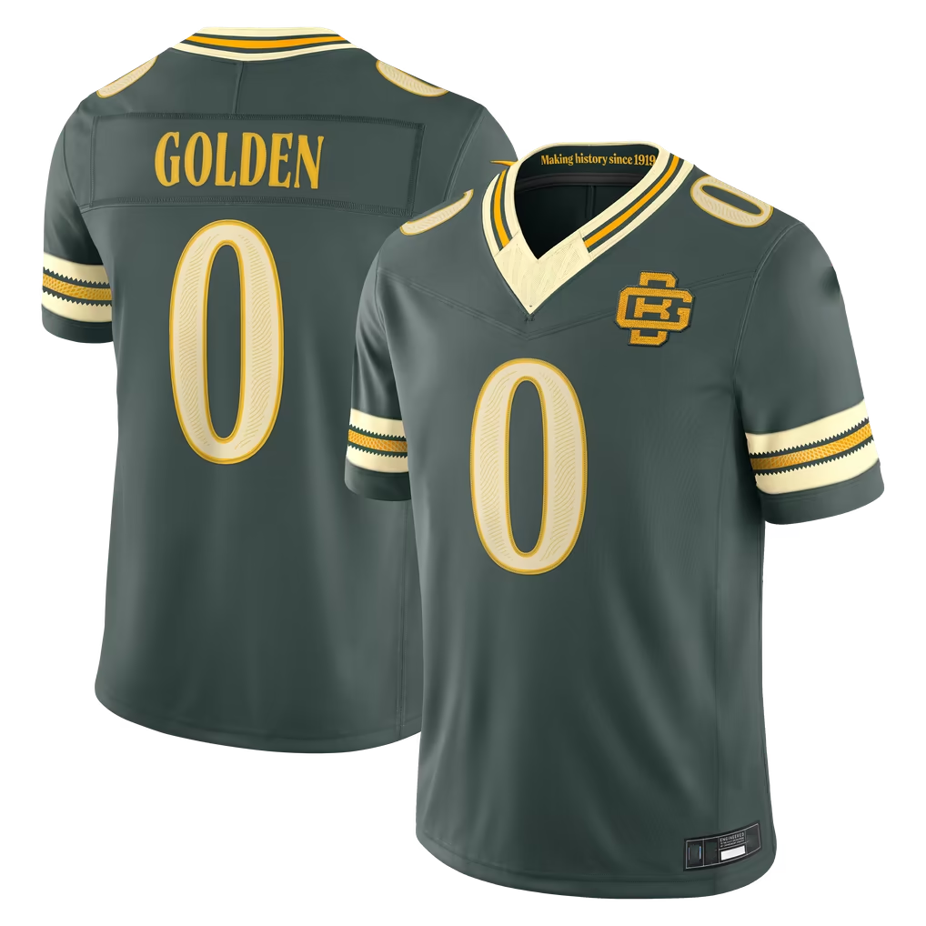 Parkc GB.Packers #0 Matthew Golden Green 2026 Rivalries Collection Limited Stitched Jerseys