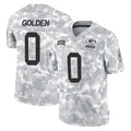 Parkc GB.Packers #0 Matthew Golden Player Arctic Camo Salute To Service Limited Stitched Jerseys