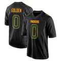 Parkc GB.Packers #0 Matthew Golden Player Black Fashion Home Game Stitched Jerseys