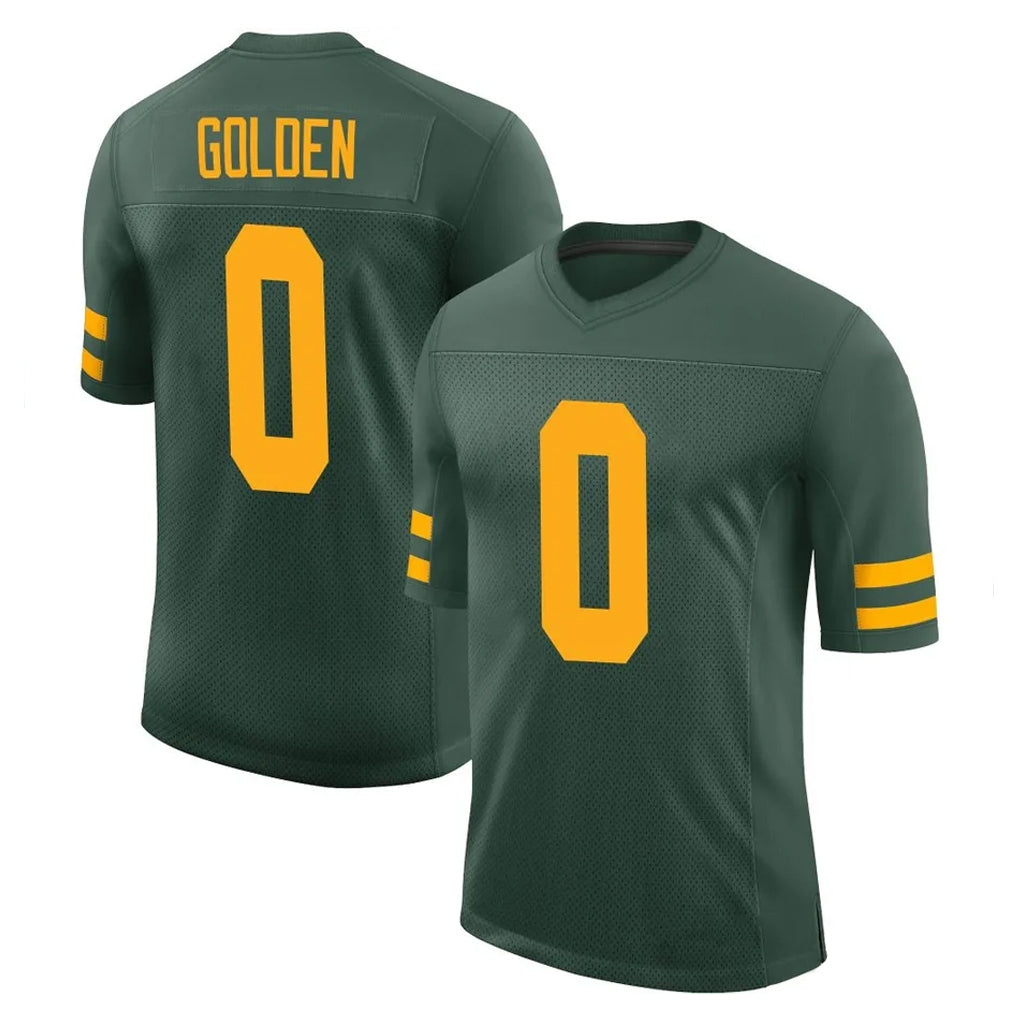 Parkc GB.Packers #0 Matthew Golden Player Green Alternate Vapor Home Game Stitched Jerseys