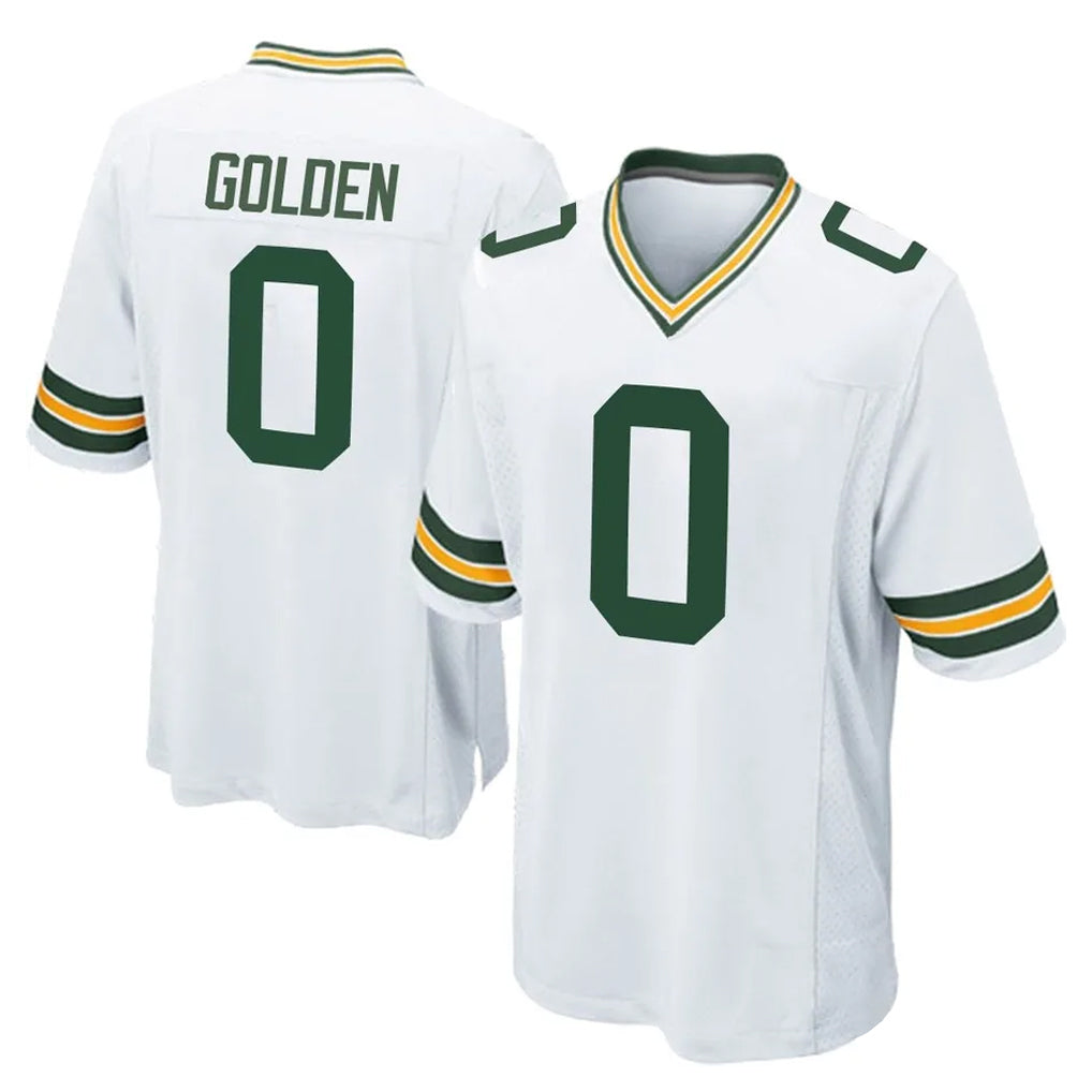 Parkc GB.Packers #0 Matthew Golden Player White Home Game Stitched Jerseys