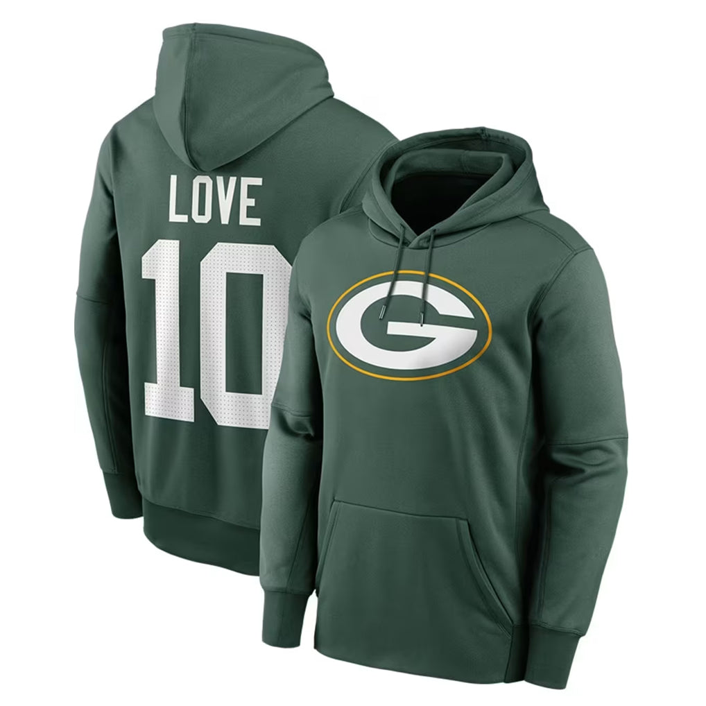 Parkc GB.Packers #10 Jordan Love Player Green Pullover Hoodies Limited Stitched Jerseys