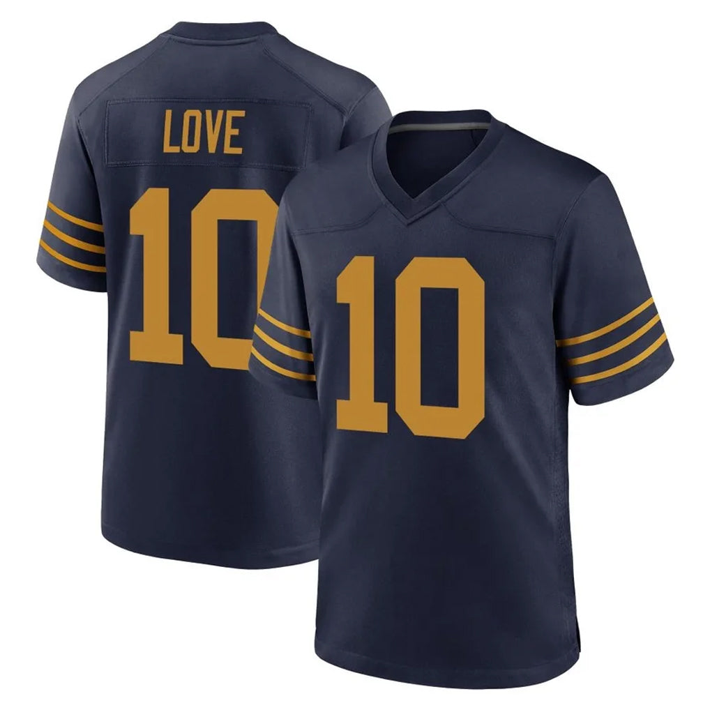 Parkc GB.Packers #10 Jordan Love Player Navy The 1923 Classic Home Game Stitched Jerseys