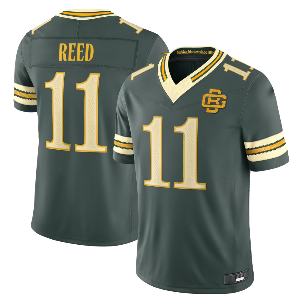 Parkc GB.Packers #11 Jayden Reed Green  2026 Rivalries Collection Limited Stitched Jerseys