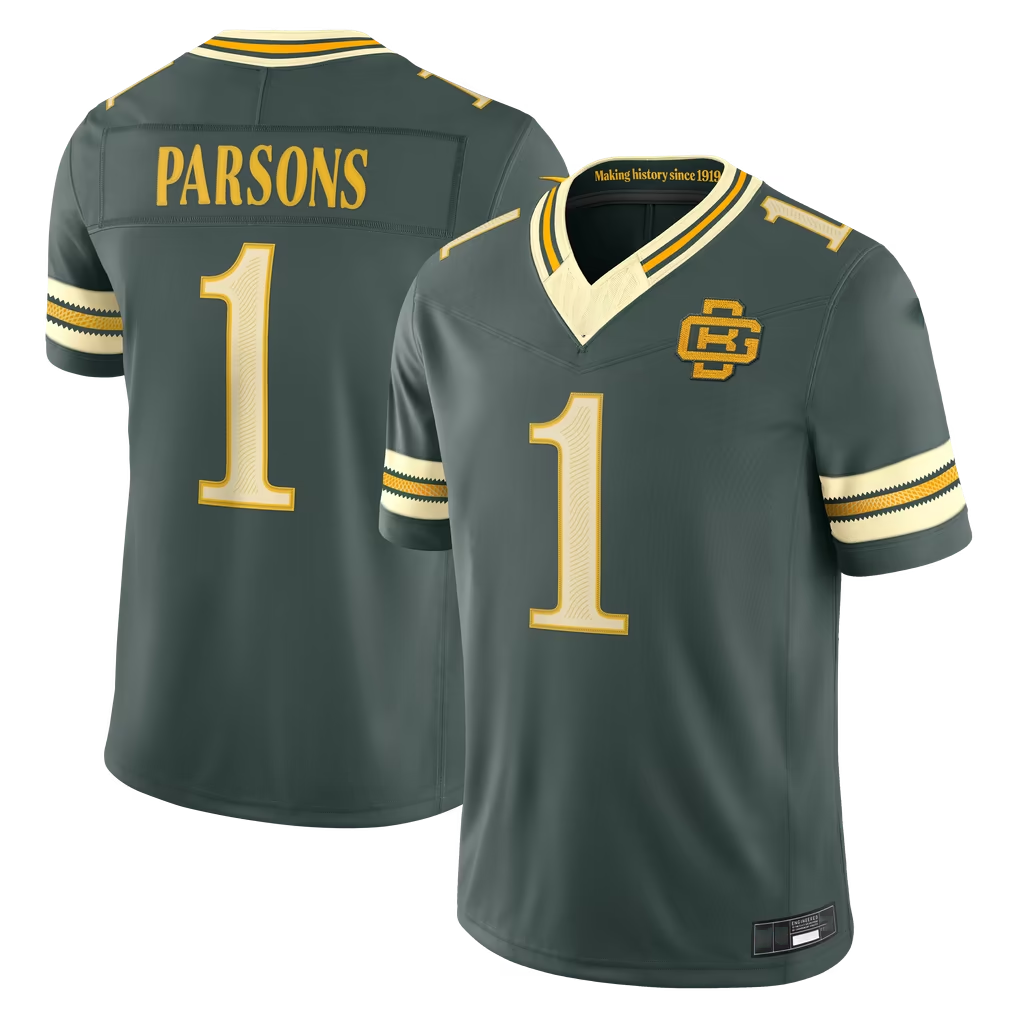 Parkc GB.Packers #1 Micah Parsons Green 2026 Rivalries Collection Limited Stitched Jerseys