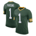 Parkc GB.Packers #1 Micah Parsons Player Green Limited Classic Home Game Stitched Jerseys