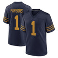 Parkc GB.Packers #1 Micah Parsons Player Navy The 1923 Classic Home Game Stitched Jerseys