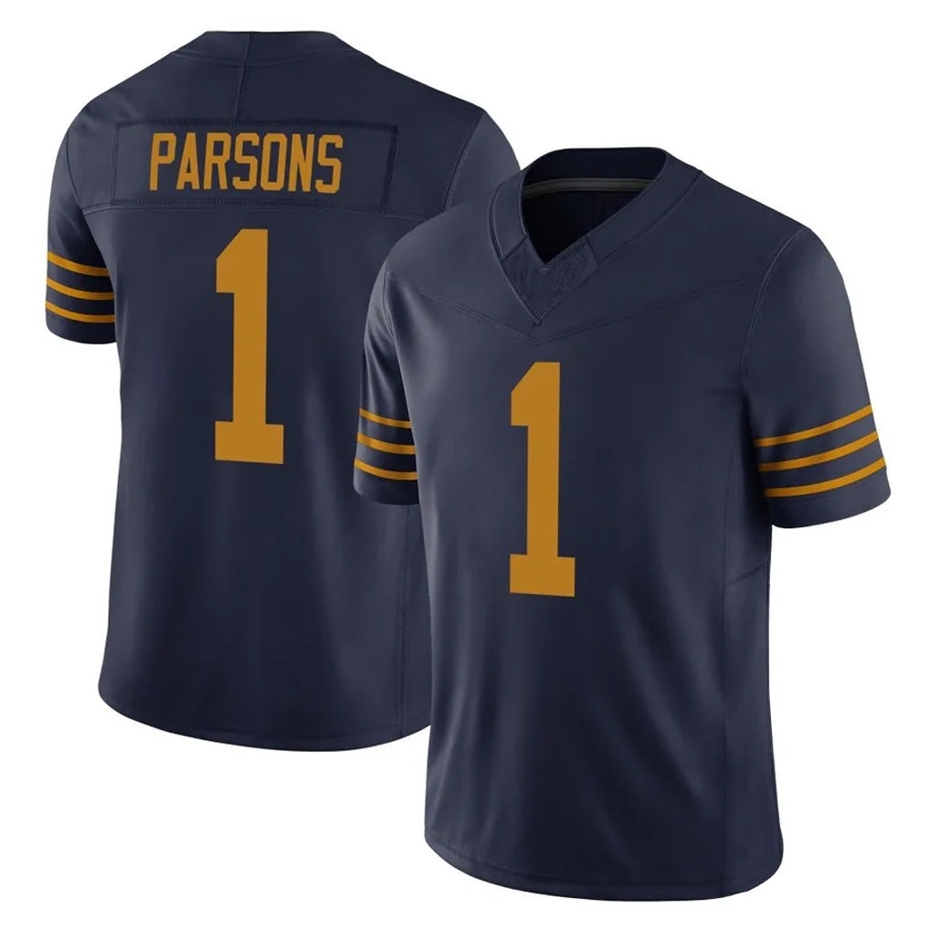 Parkc GB.Packers #1 Micah Parsons Player Navy The 1923 Classic Vapor F.U.S.E. Home Game Stitched Jerseys