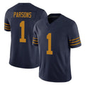 Parkc GB.Packers #1 Micah Parsons Player Navy The 1923 Classic Vapor F.U.S.E. Home Game Stitched Jerseys
