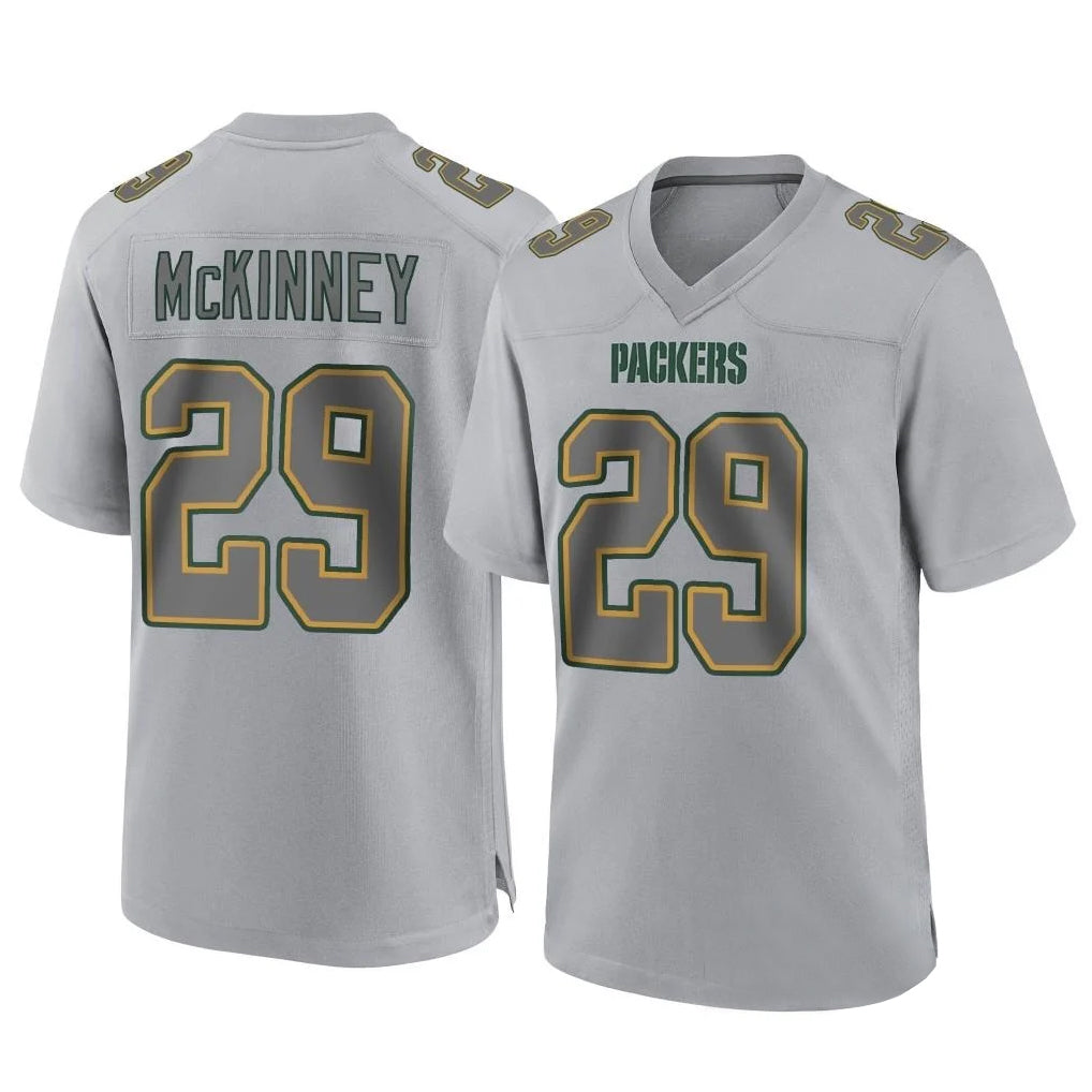 Parkc GB.Packers #29 Xavier McKinney Player Gray Atmosphere Fashion Home Game Stitched Jerseys