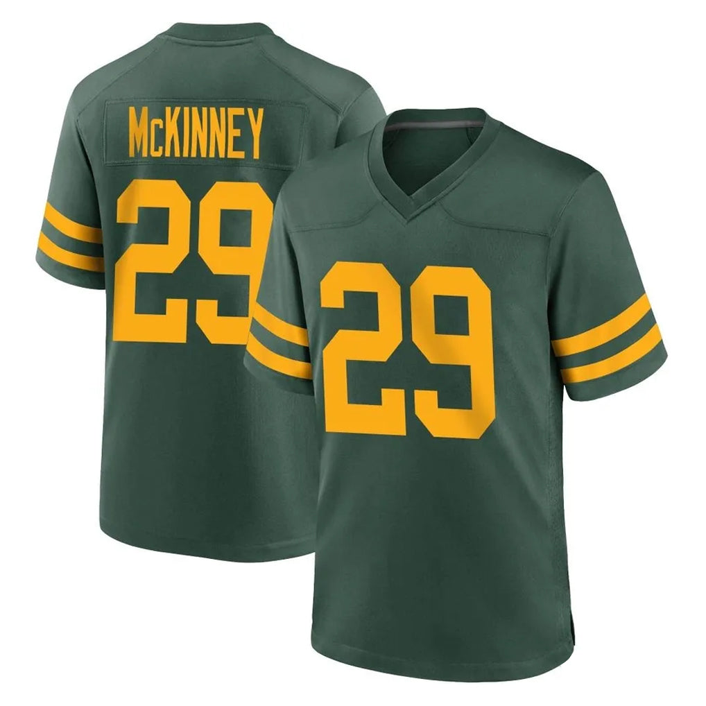 Parkc GB.Packers #29 Xavier McKinney Player Green Alternate Home Game Stitched Jerseys