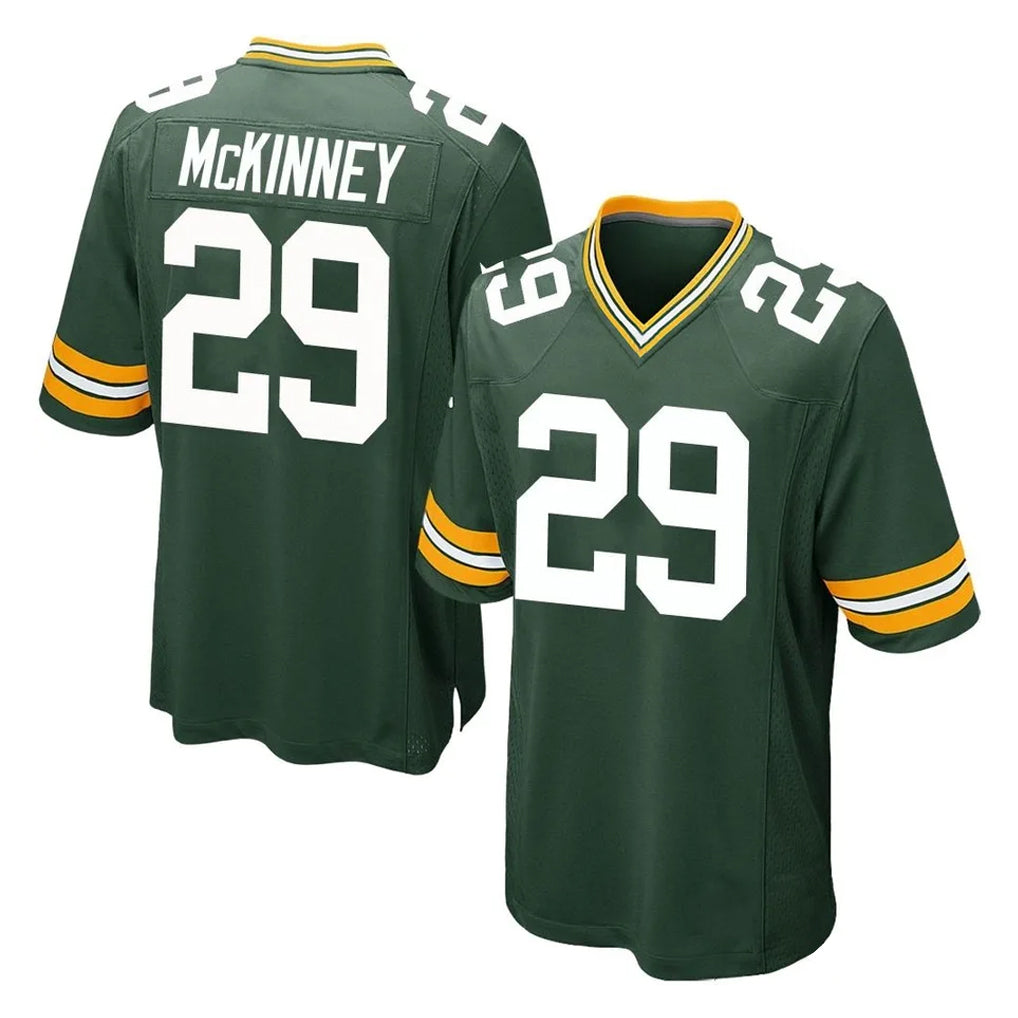 Parkc GB.Packers #29 Xavier McKinney Player Green Home Game Stitched Jerseys