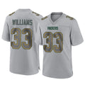 Parkc GB.Packers #33 Evan Williams Player Gray Atmosphere Fashion Home Game Stitched Jerseys