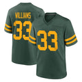 Parkc GB.Packers #33 Evan Williams Player Green Alternate Home Game Stitched Jerseys