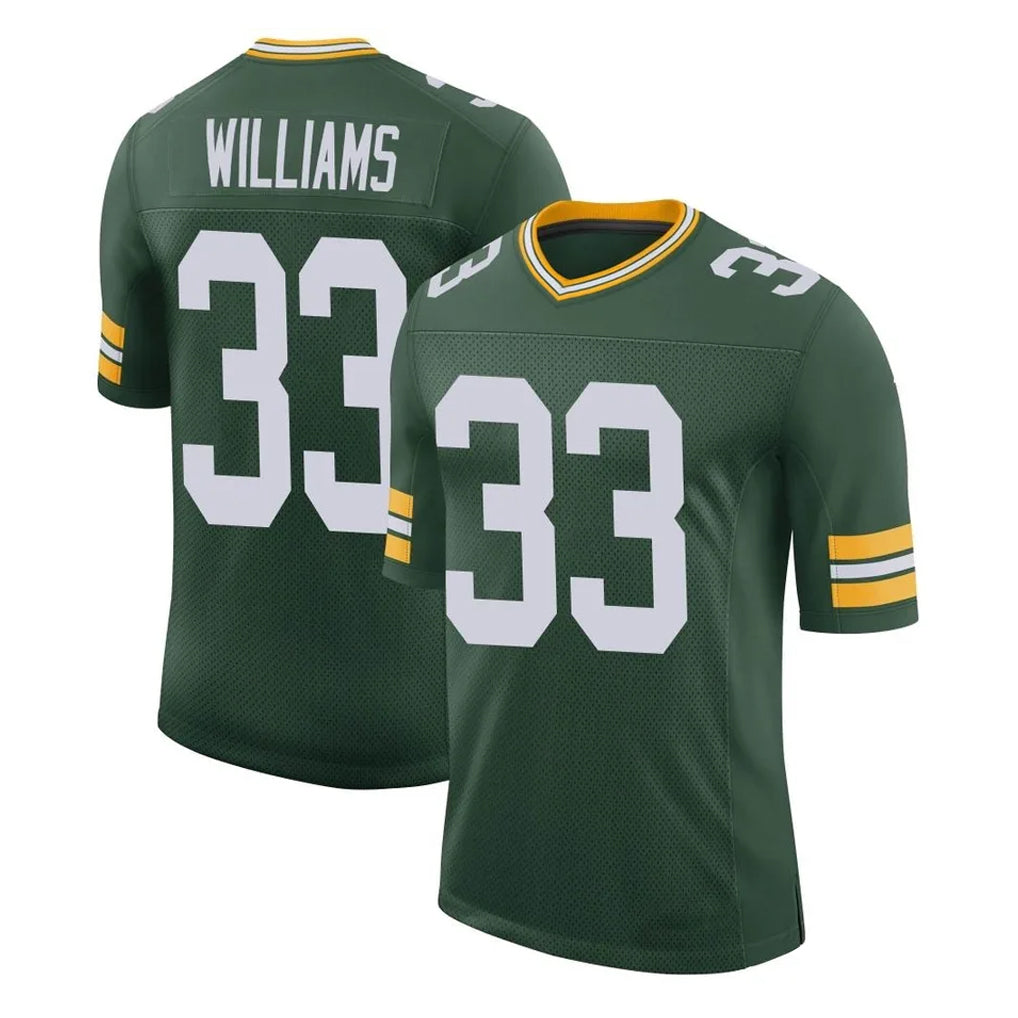 Parkc GB.Packers #33 Evan Williams Player Green Limited Classic Home Game Stitched Jerseys
