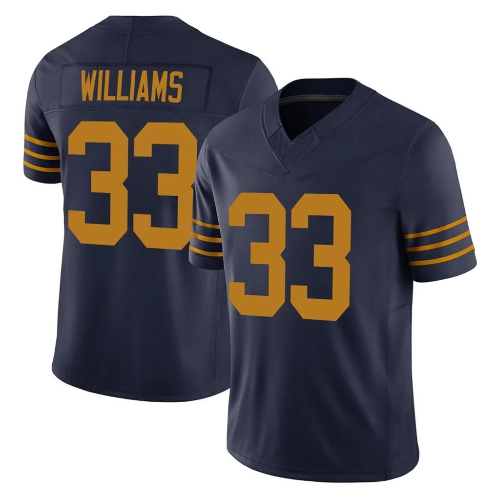 Parkc GB.Packers #33 Evan Williams Player Navy The 1923 Classic Vapor F.U.S.E. Home Game Stitched Jerseys