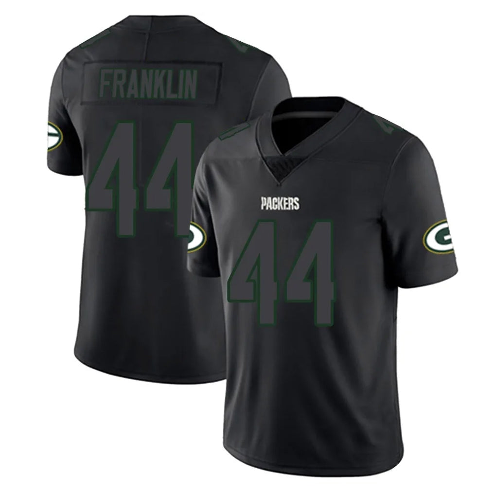 Parkc GB.Packers #44 Zaire Franklin Player Black Impact Limited Home Game Stitched Jerseys
