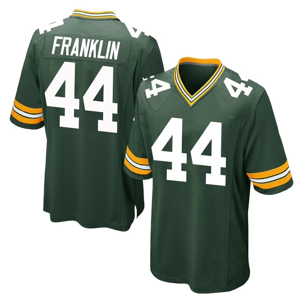 Parkc GB.Packers #44 Zaire Franklin Player Green Home Game Stitched Jerseys
