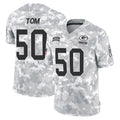 Parkc GB.Packers #50 Zach Tom Player Arctic Camo Salute To Service Limited Stitched Jerseys