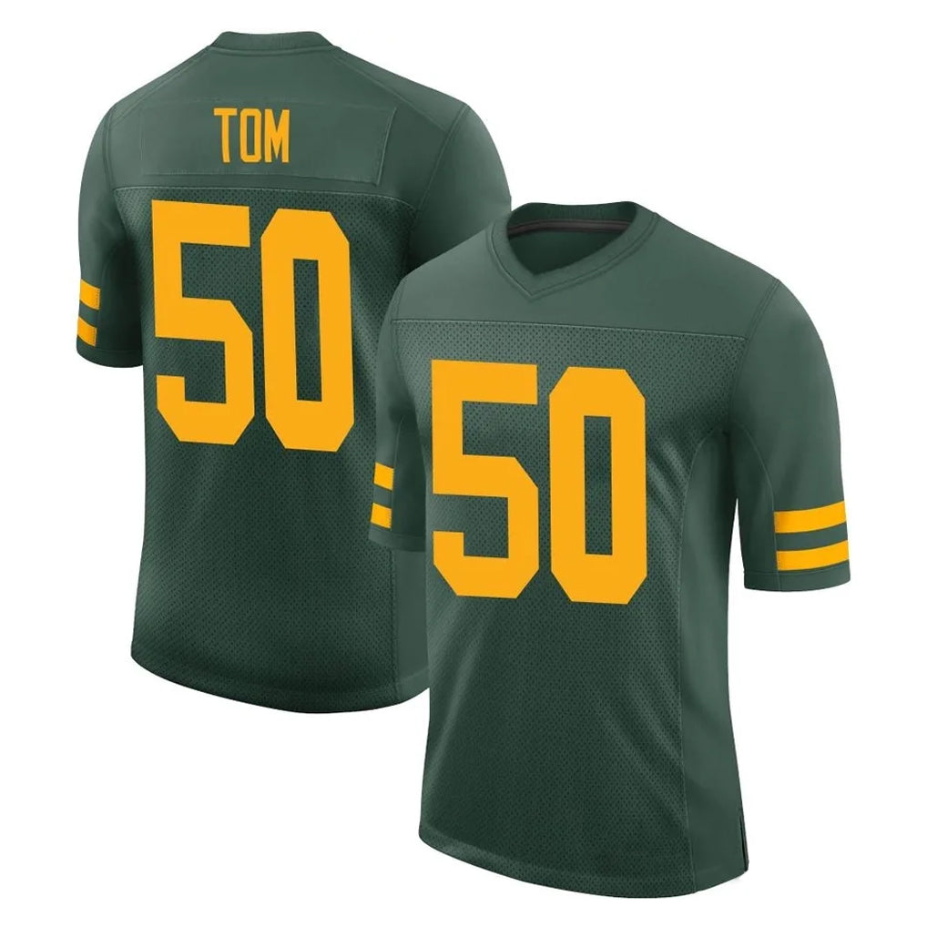 Parkc GB.Packers #50 Zach Tom Player Green Alternate Vapor Home Game Stitched Jerseys