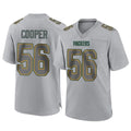 Parkc GB.Packers #56 Edgerrin Cooper Player Gray Atmosphere Fashion Home Game Stitched Jerseys